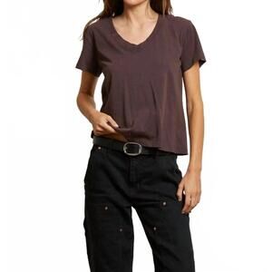 NEW PERFECTWHITETEE hendrix top in cocoa